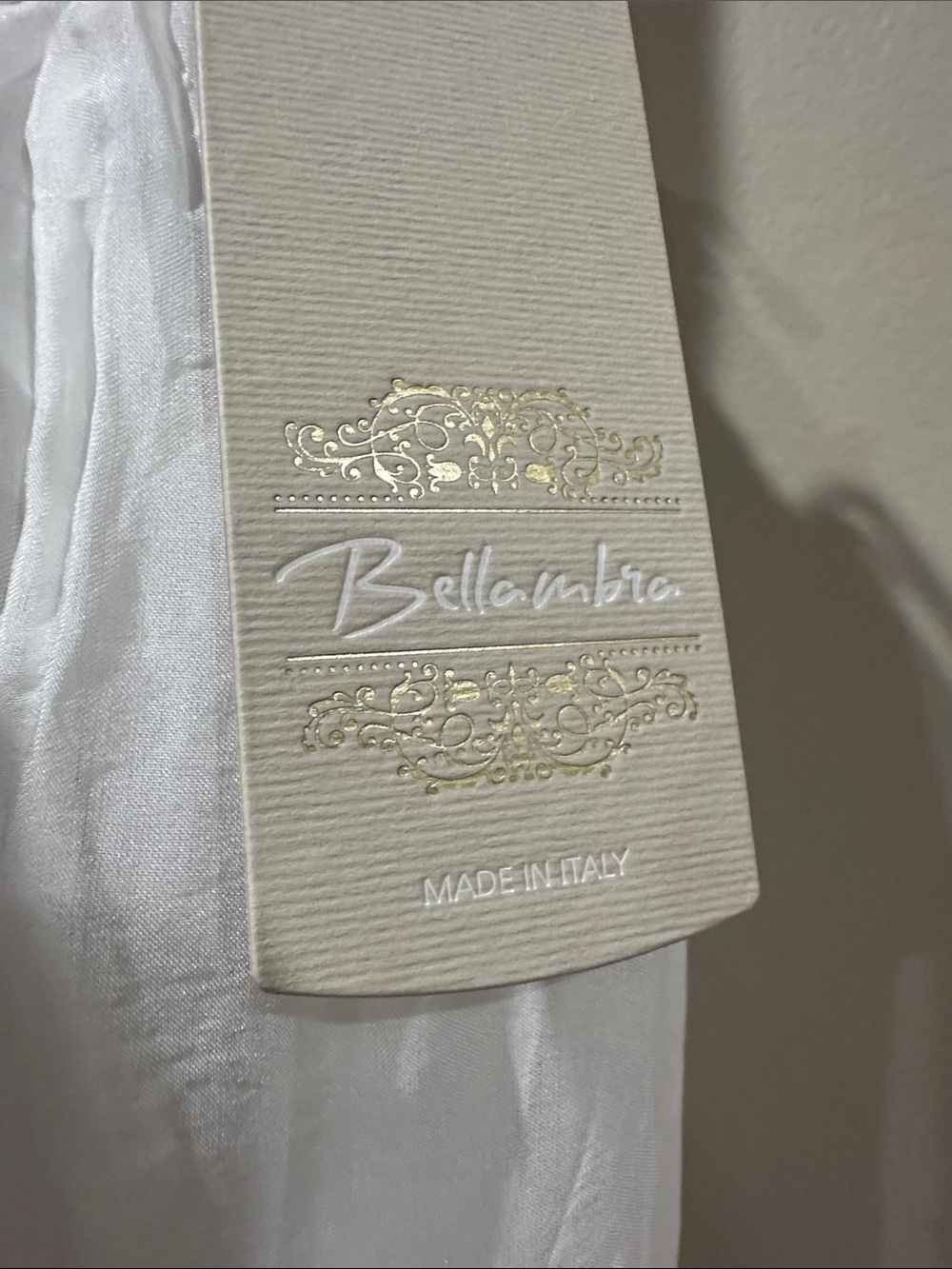 BELLAMBRA Italy Silk Blend sun dress Cover-Up Size Large St Barth Bridal - Picture 4 of 4
